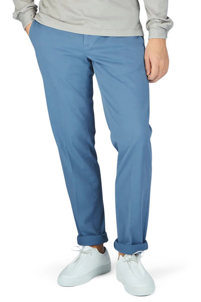 Canali Light Blue Chinos In Garment Dyed Cotton Microtwill - 91633-pt00452-407