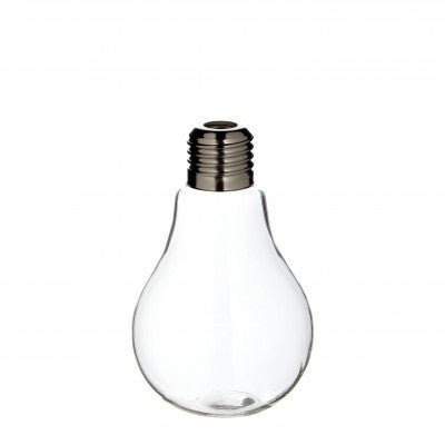 Garden Trading Light Bulb Glass Vase / Vessel [Terrarium Supplies]