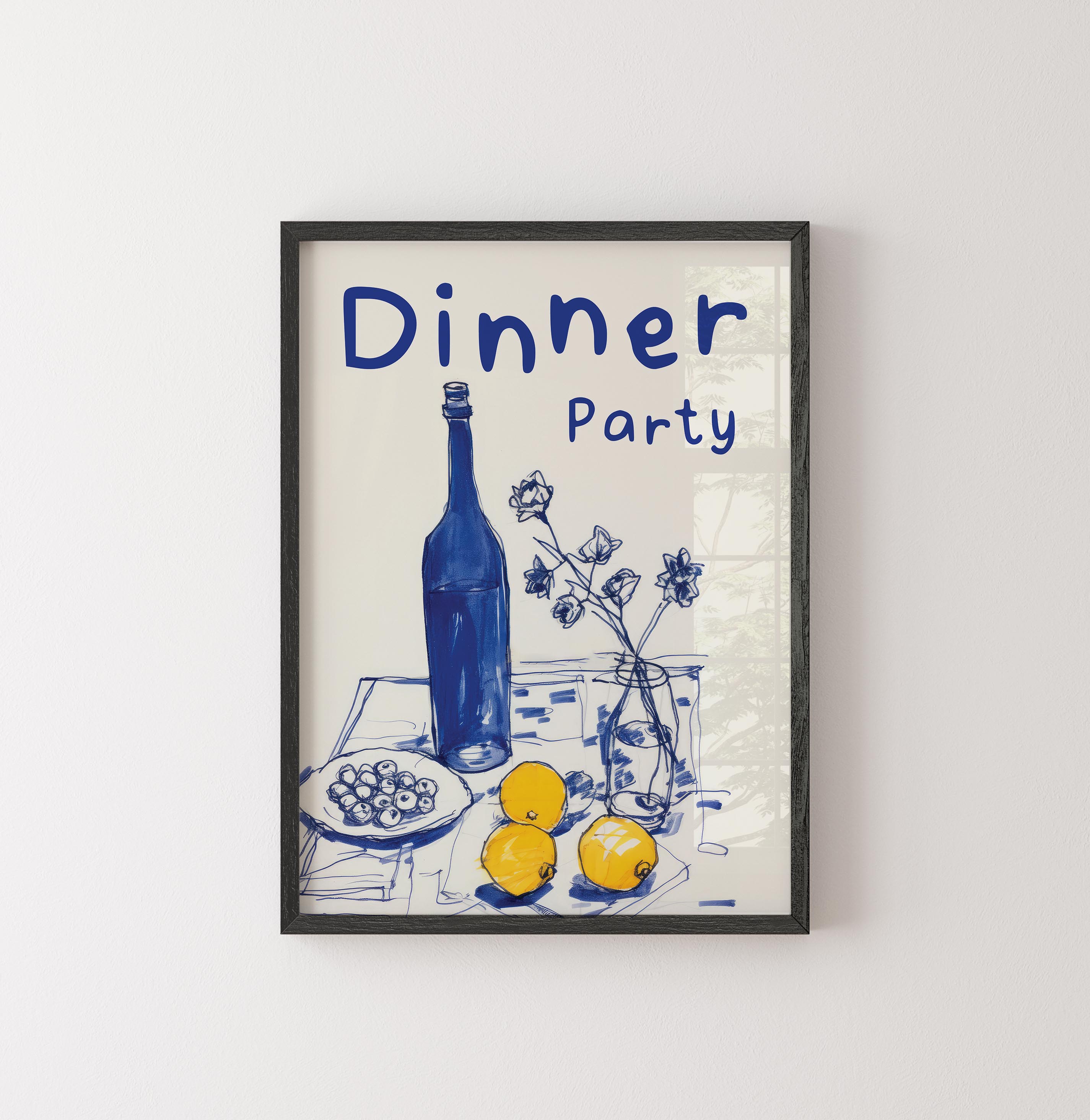 Sofe Store A3 Dinner Party Print 