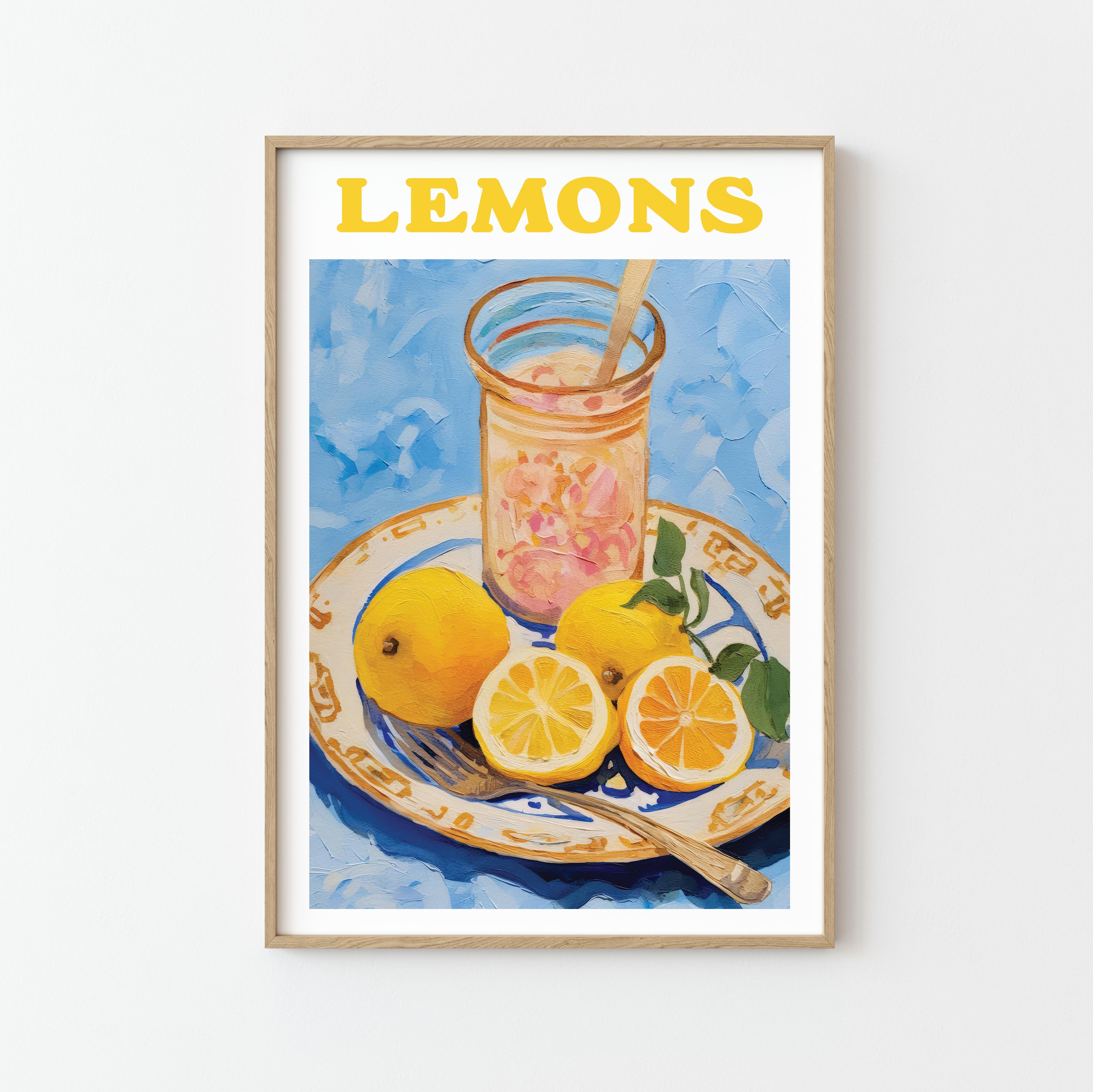 Sofe Store A3 Lemons Print