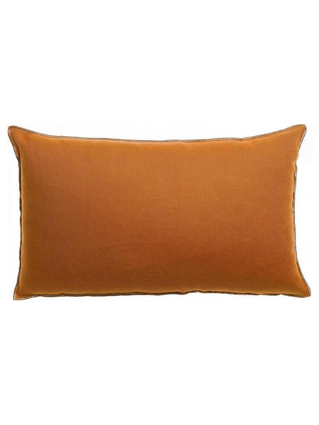 Viva Raise Zeff Celeste Linen 30x50cm Cushion - Copper