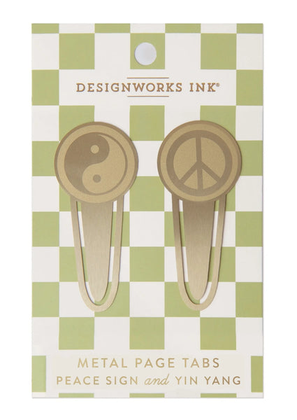 Design Works Ink. Yin Yang Metal Bookmark