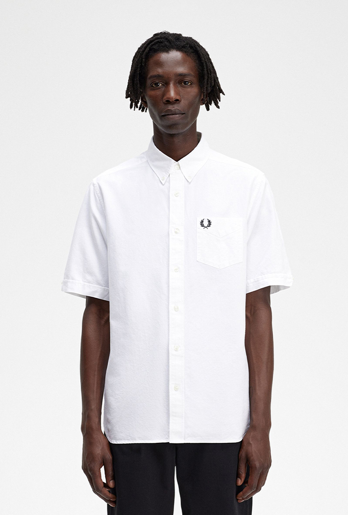 Fred Perry Fred Perry Men's Short Sleeve Oxford Shirt