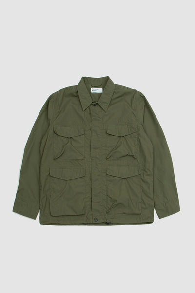 Universal Works Parachute Field Jacket Olive Recycled Poly Tech