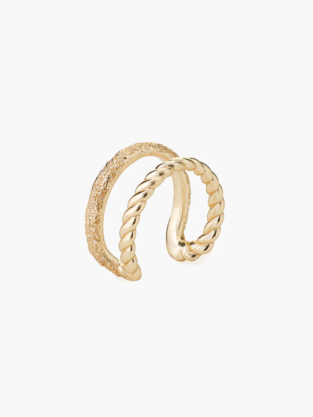 Tutti & Co Braid Ring - Gold