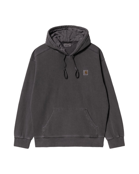 Carhartt Sudadera Hooded Nelson - Charcoal (garment Dyed)