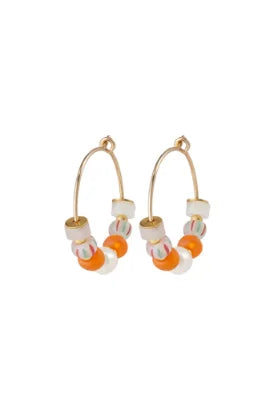 One & Eight Ltd 2505 Beach Break Hoop Earrings