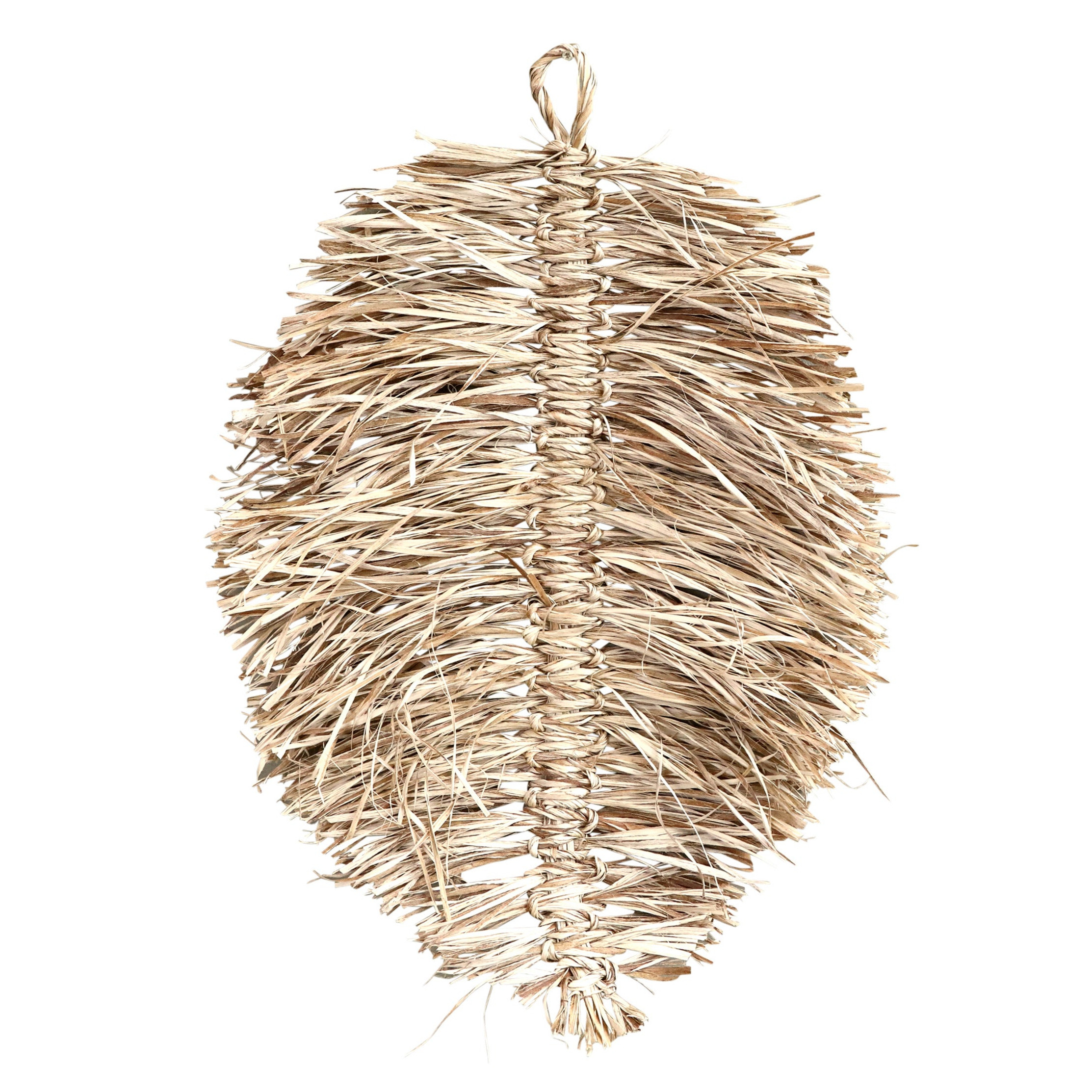 Chic Antique SEAGRASS LEAF WALL DECORATION
