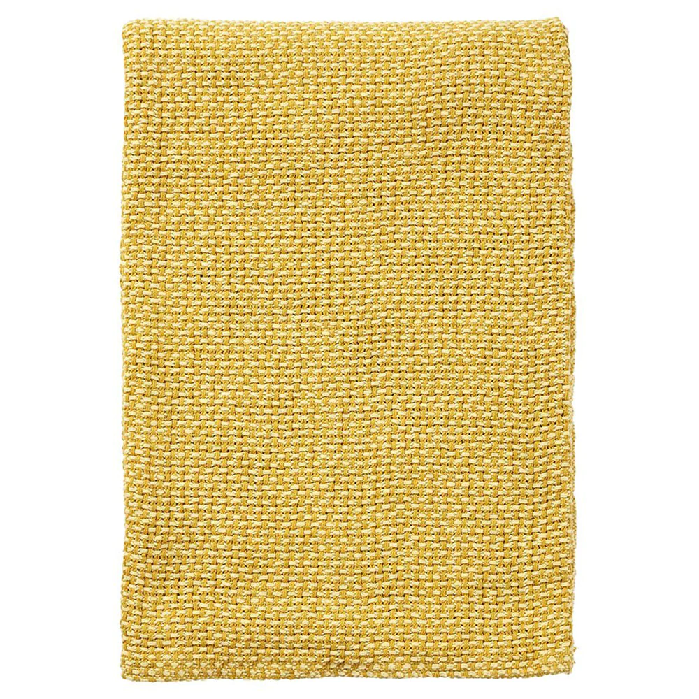Klippan Basket blanket yellow 