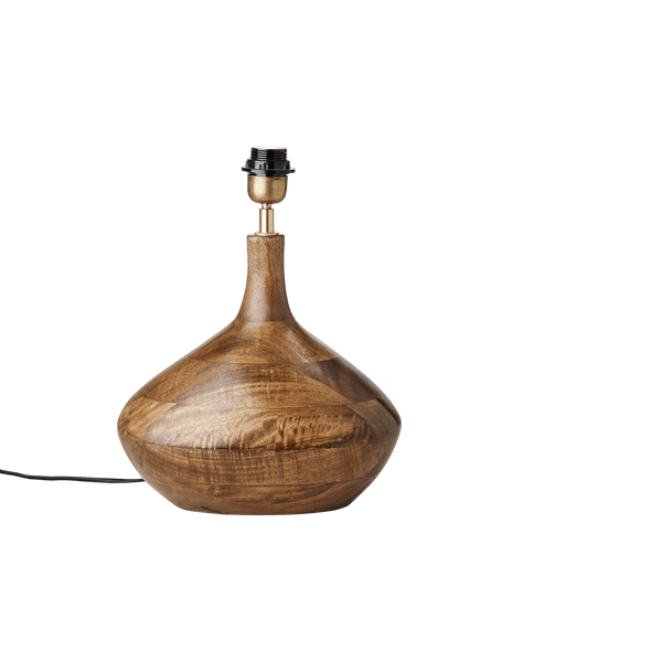 Affari Mango Wood Oval Lamp Base
