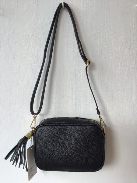 Anorak Italian Leather Crossbody Bag