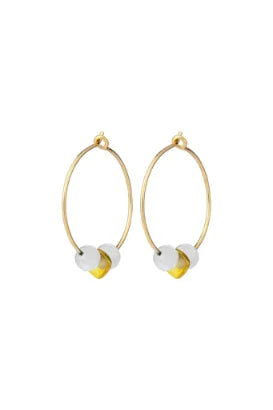 One & Eight Ltd 2395 Moonstone Earrings