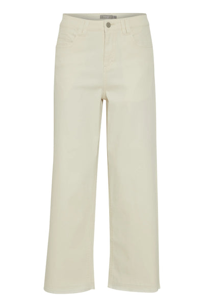 Fransa Twill Hanna Trousers In Arctic Wolf
