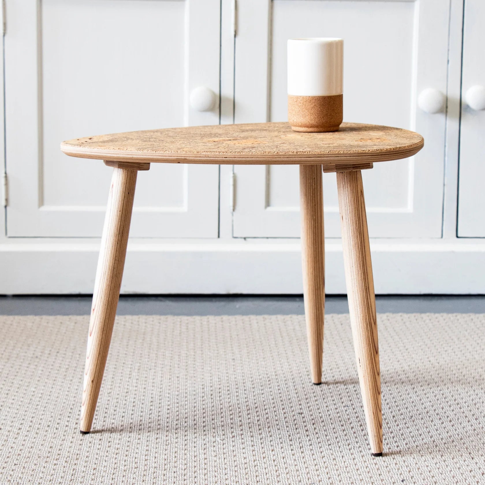 LIGA Pebble Side Table | Natural Cork