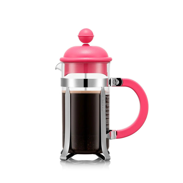 Bodum French Press Coffee Maker 3 Cup, 0.35 L - Bubblegum
