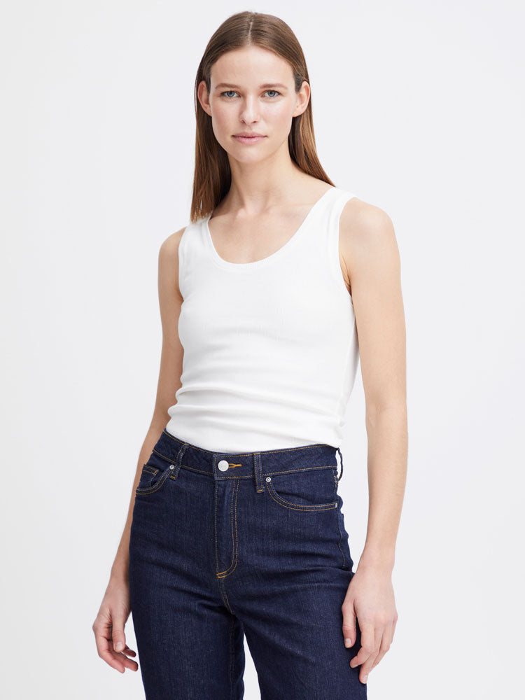 b.young Bysanana Tank Top Off White