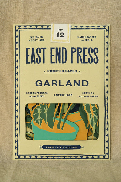 East End Press Houseplants Sewn Garland