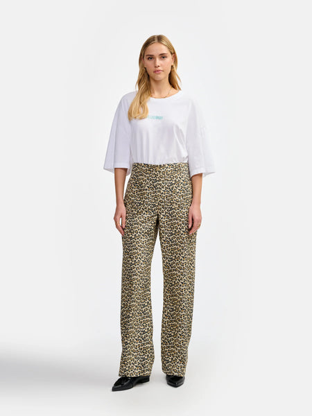 Bellerose Viva Trousers In Leopard Print