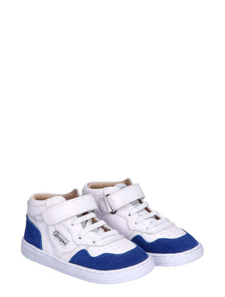 Shoesme Kids Hi-Top Sneaker - White / Blue