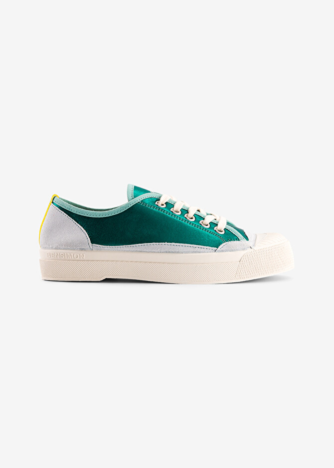 bensimon-green-nylon-shiny-romy-b79-womens-shoes