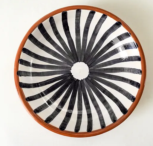 Casa Cubista 27,5x4,5 cm Ceramic Ray Bowl 