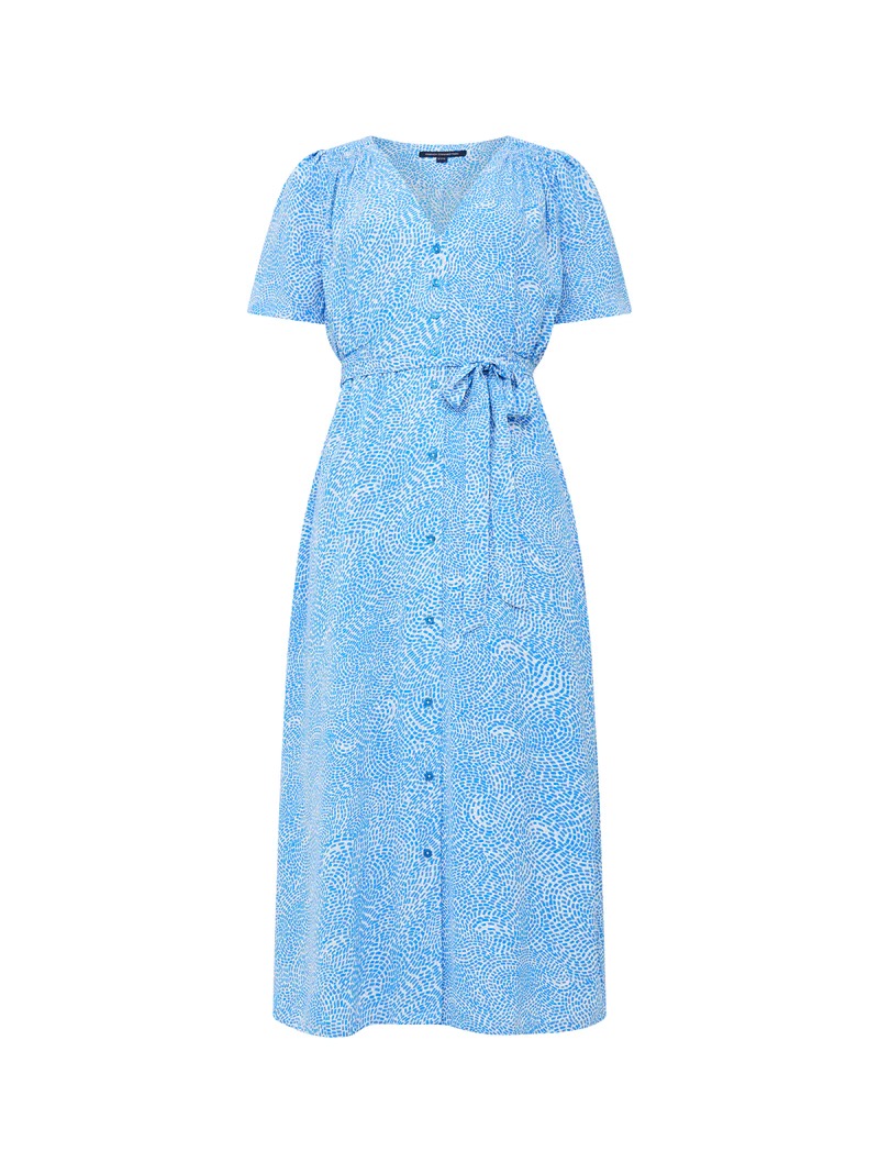 French Connection Bernice Elitan Dress | Blue Mist