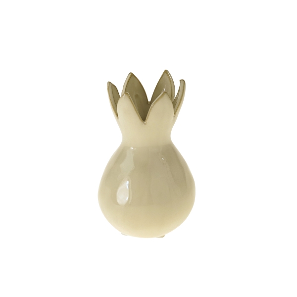 Werner Voss White Hyacinth Ceramic Vase