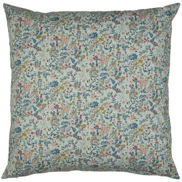 Ib Laursen Blue Ditsy Floral Cotton Cushion