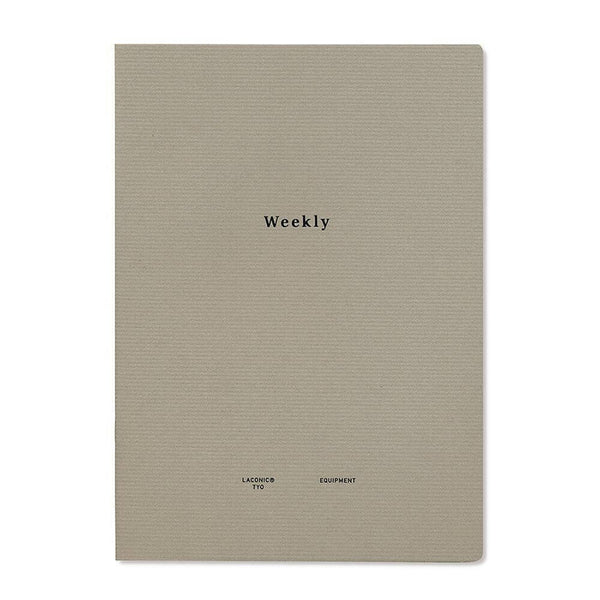 Laconic Style Notebook - A5 - Weekly Undated Planner