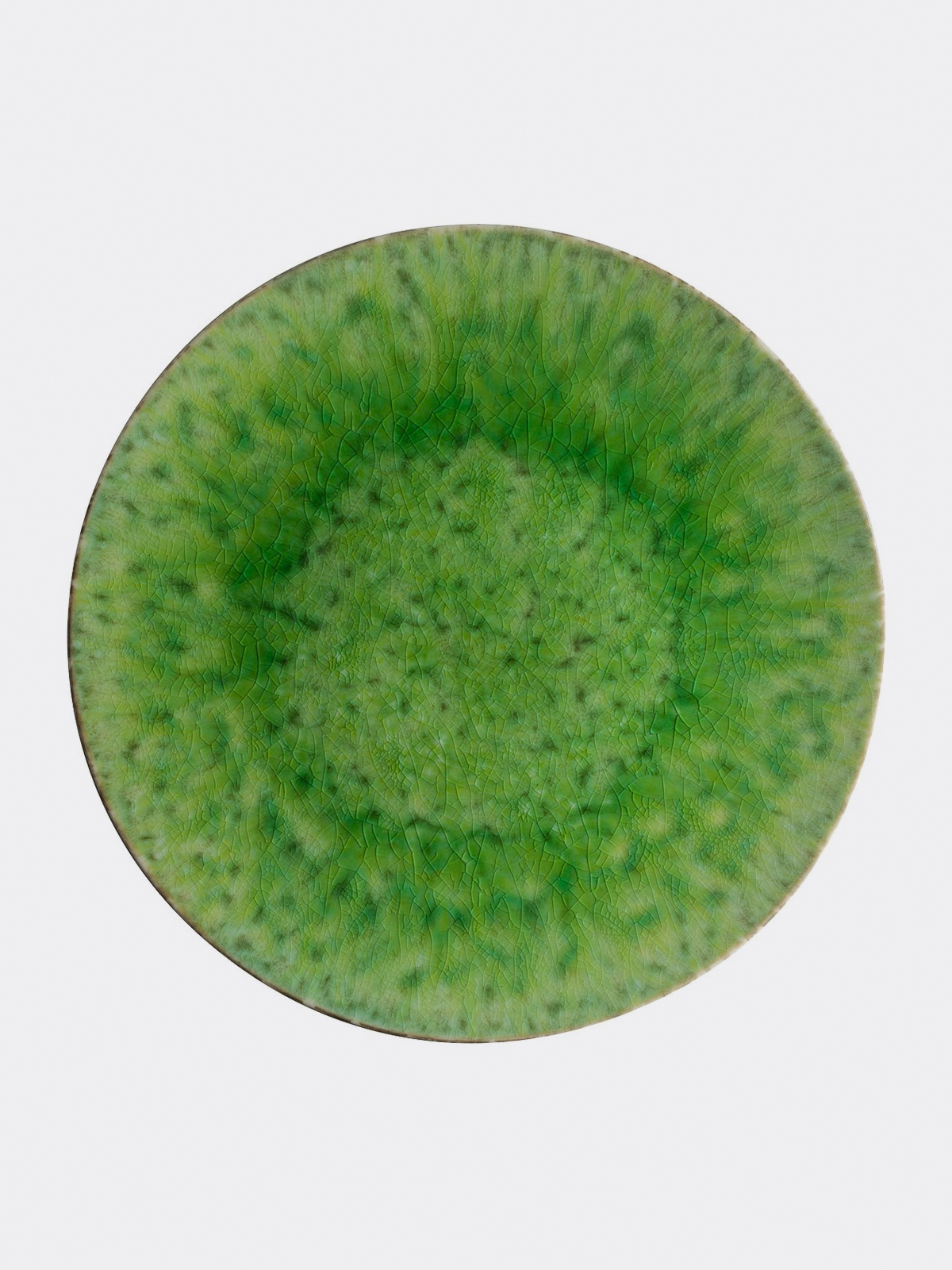 COSTA NOVA Hand-finished Stoneware Green Riviera Charger Plate