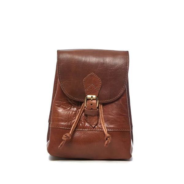Atelier Marrakech Mini Leather Backpack Bag Light Brown