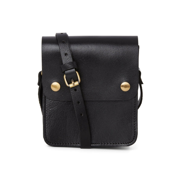 Atelier Marrakech Black Small Leather Pop Bag