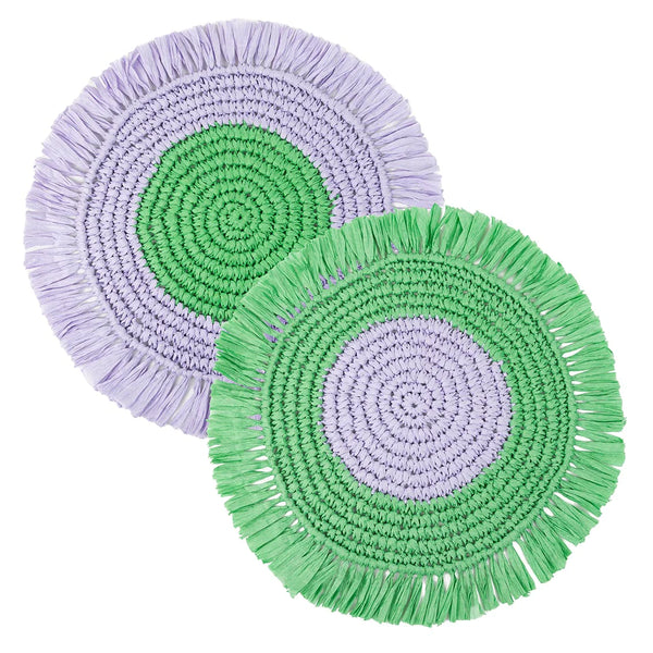 talking-tables-lilac-and-green-raffia-placemats-pair