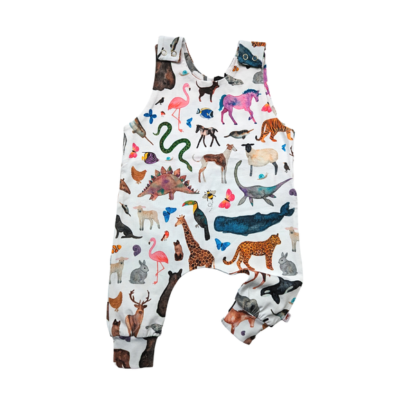 House of Margaux Watercolour Animals Romper
