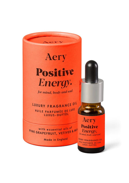 Aery Positive Energy Fragrance Oil - Pink Grapefruit Vetiver & Mint