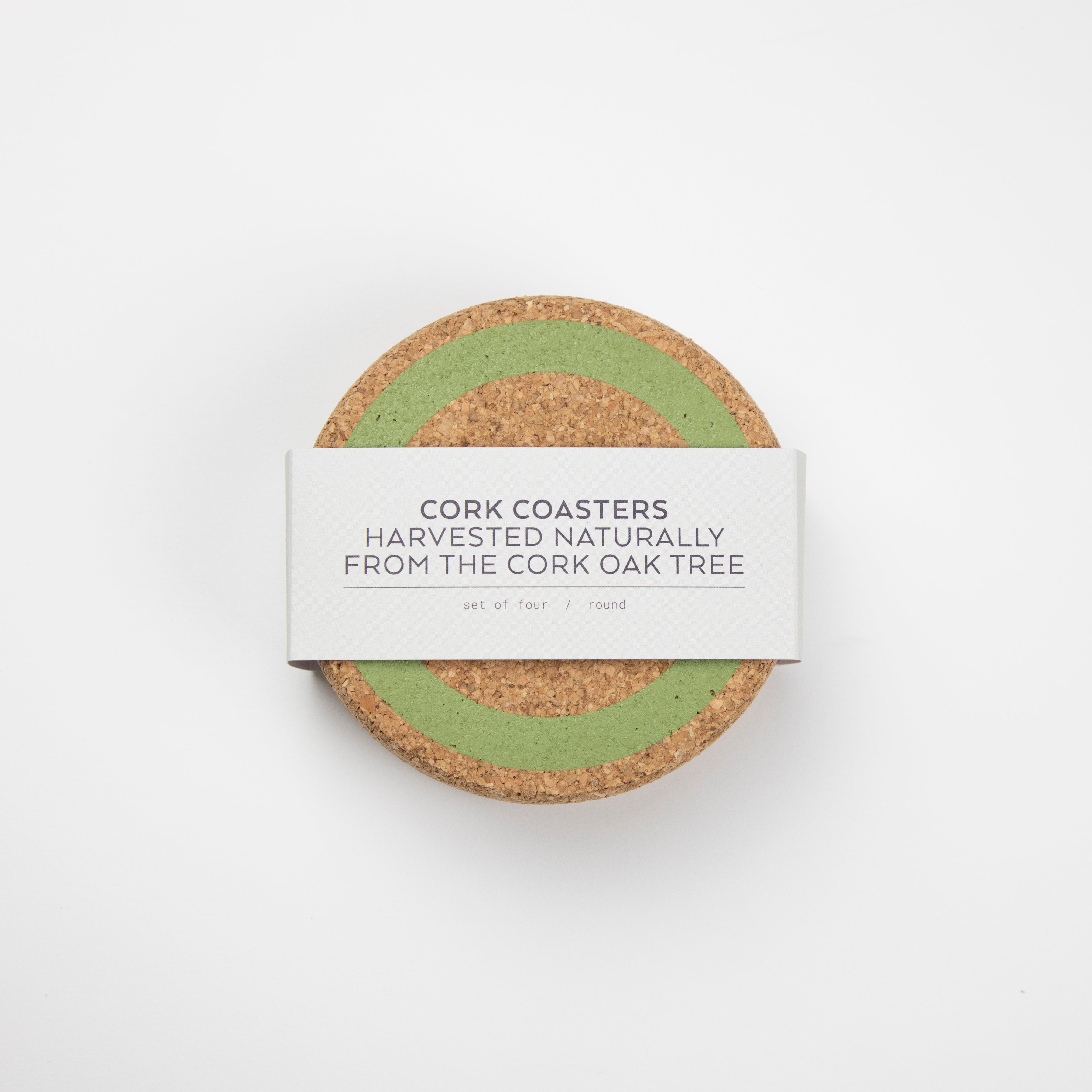 LIGA Cork Coasters | Earth Sage