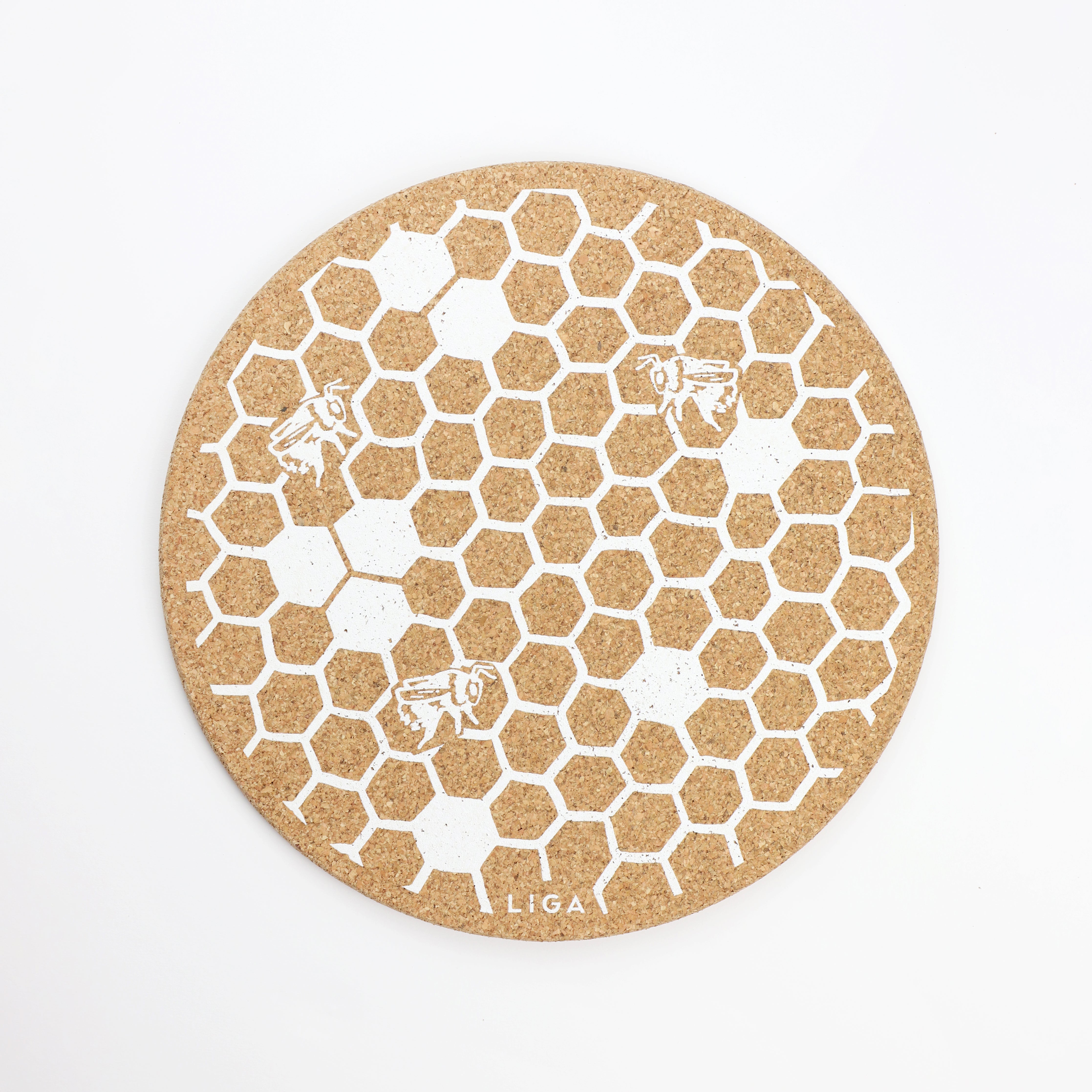 LIGA Cork Placemat Honeycomb
