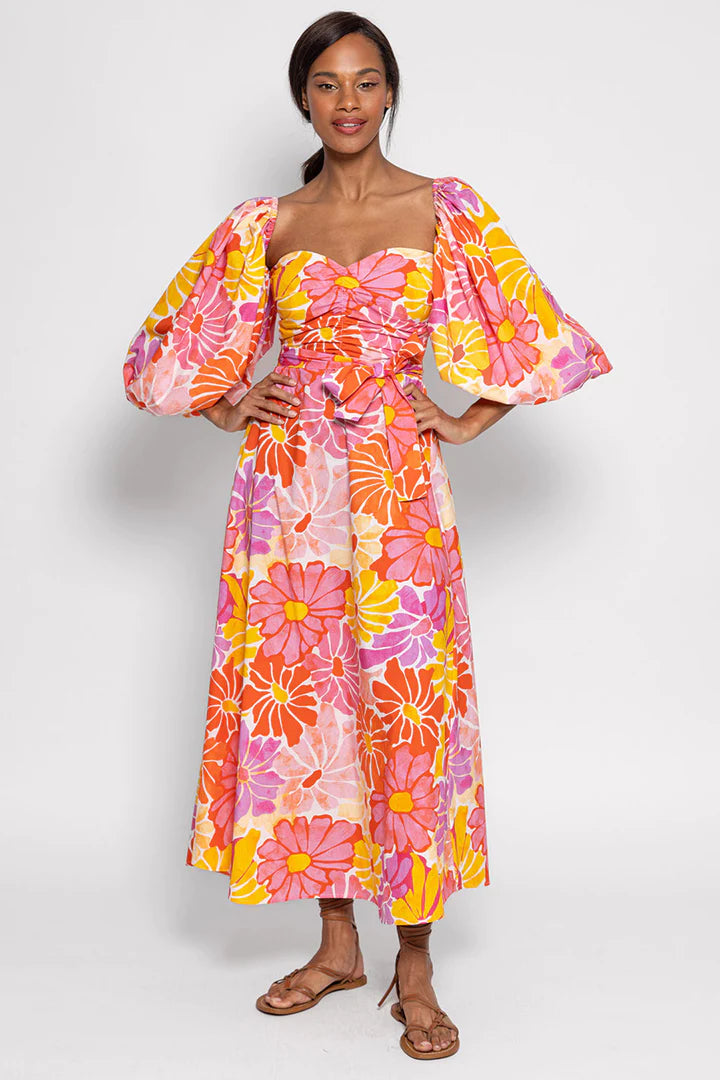 Sundress Emilia Dress In Saleya Print