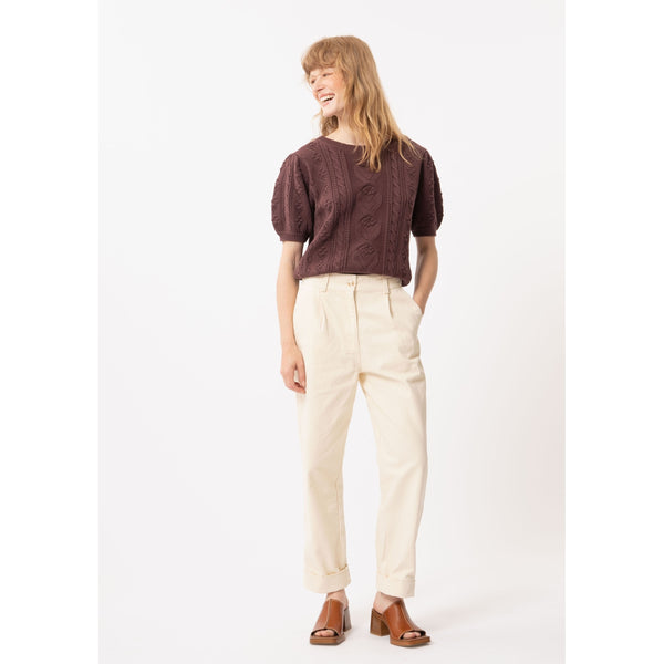 FRNCH Charlie Cream Trousers