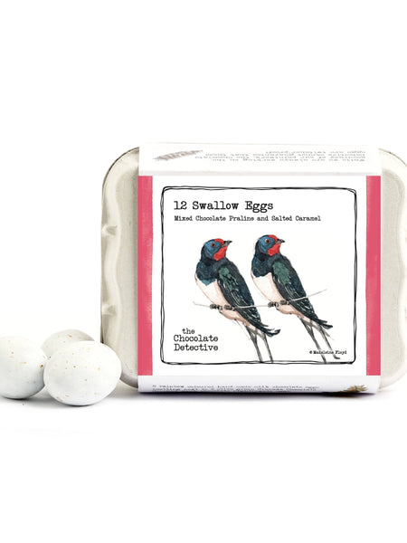 Chocolate Detective Box Of 12 Swallow Eggs - 140g