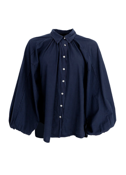 Black Colour Molly Shirt - Dark Blue