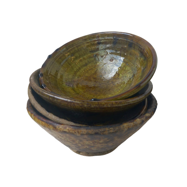 Artisan Stories Ancient Yellow / Big ⌀18-20cm Decor Bowls Tamegroute