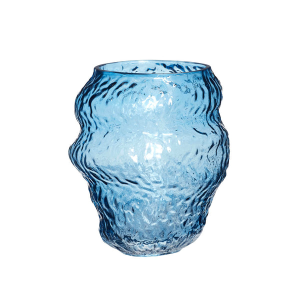 Hubsch Vase Aurora Bleu