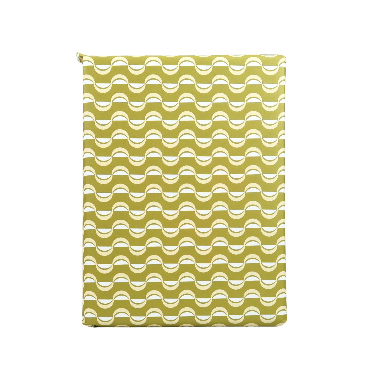 Ola 10 Sheets of Patterned Paper - Wave Chartreuse/Salmon
