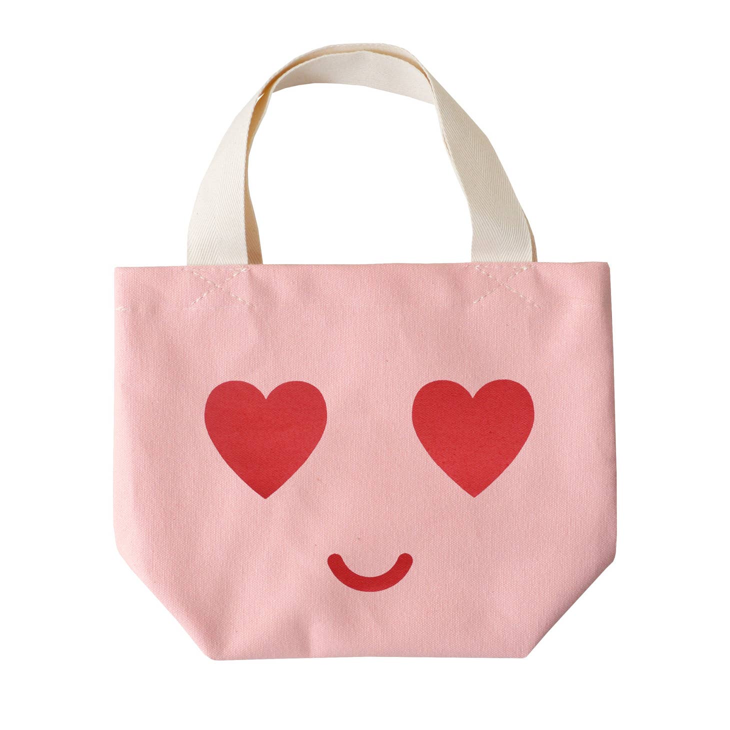 ALPHABETBAGS Heart Eyes - Little Pink Bag