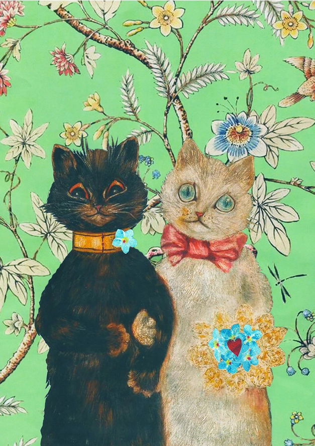 Diana Wilson Arcana Love Cats Greeting Card