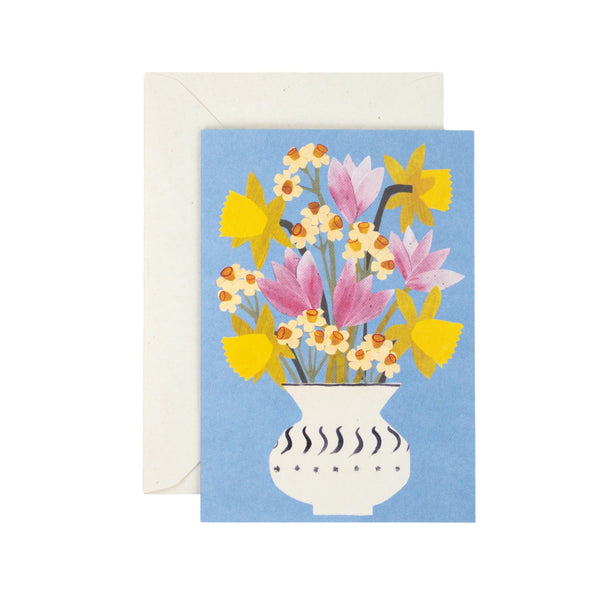 Hadley Paper Goods Card Spring Flowers