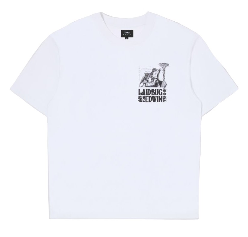Edwin Yusuke Isao Short-Sleeved T-Shirt (White)