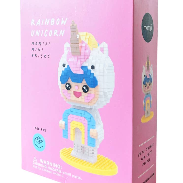 Momiji Rainbow Unicorn Mini-Bricks