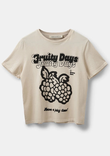 SOFIE SCHNOOR Fruity T-shirt Off White